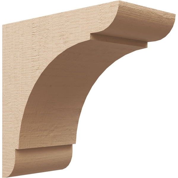 Ekena Millwork 12"W x 24"D x 24"H Classic Olympic Rough Cedar Woodgrain TimberThane Corbel, Primed Tan CORUR12X24X24OLYRCPR - main